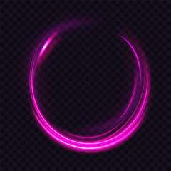 Wall Mural - Laser beams luminous abstract sparkling isolated on a transparent background. Beautiful glow light flare and spark. Red blue special effect, speed police line.