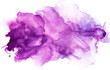 canvas print picture - purple watercolor stain texture element for design