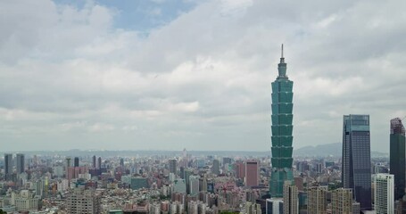 Sticker - Taipei city skyline