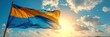 Saint Vincent Grenadines Flag Waving, Background Image, Background For Banner, HD