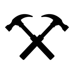 Wall Mural - Crossed hammers