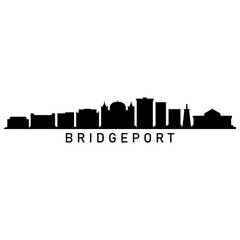 Poster - Bridgeport skyline