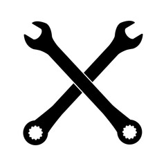 Sticker - Crossed wrench