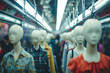 Mannequin Filled Subway, Lifeless Commute, Creepy
