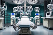 © Amila Vector - Advanced medical technology in action. Modern operating room filled with high-tech equipment and devices for top-notch healthcare. Precision and innovation in surgery.