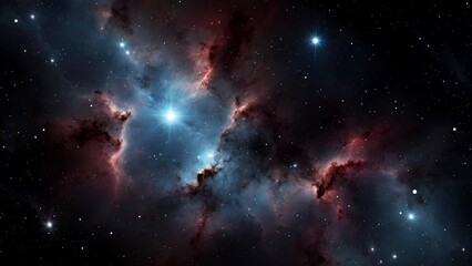 Wall Mural - Stars and nebula, created with some elements made with generative AI