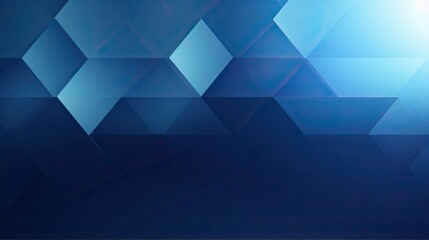 Wall Mural - Abstract symmetrical blue gradient background. Geometrical wallpaper concept.