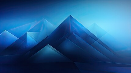 Wall Mural - Abstract symmetrical blue gradient background. Geometrical wallpaper concept.