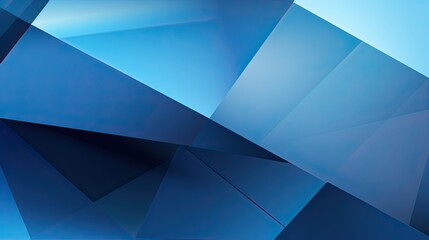 Wall Mural - Abstract symmetrical blue gradient background. Geometrical wallpaper concept.