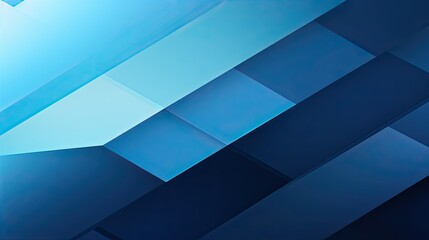 Wall Mural - Abstract symmetrical blue gradient background. Geometrical wallpaper concept.