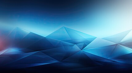 Wall Mural - Abstract symmetrical blue gradient background. Geometrical wallpaper concept.