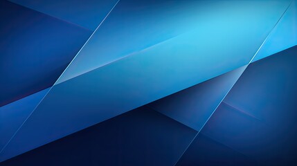 Wall Mural - Abstract symmetrical blue gradient background. Geometrical wallpaper concept.