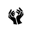 © santo - Hand Care Logo Simple Flat Design on White Background