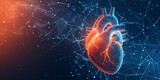 Fototapeta  - Examine of heart disease of various conditions that affect the heart. Reflect on the interconnected aspects of prevention, early detection and advancements in treatment options