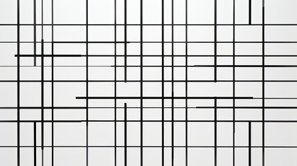 A minimalist grid of intersecting vertical and horizontal lines in monochrome