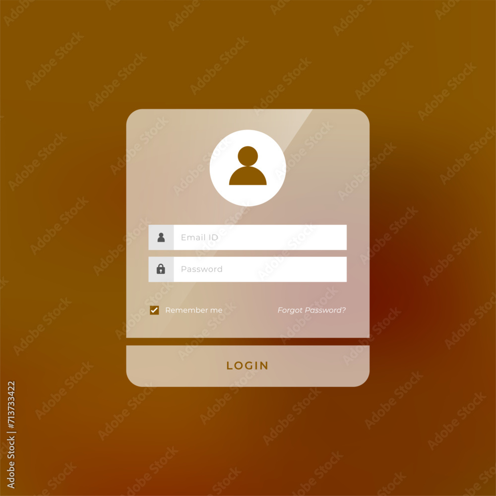 sign-up page screen template with easy user interface Stock Vector ...