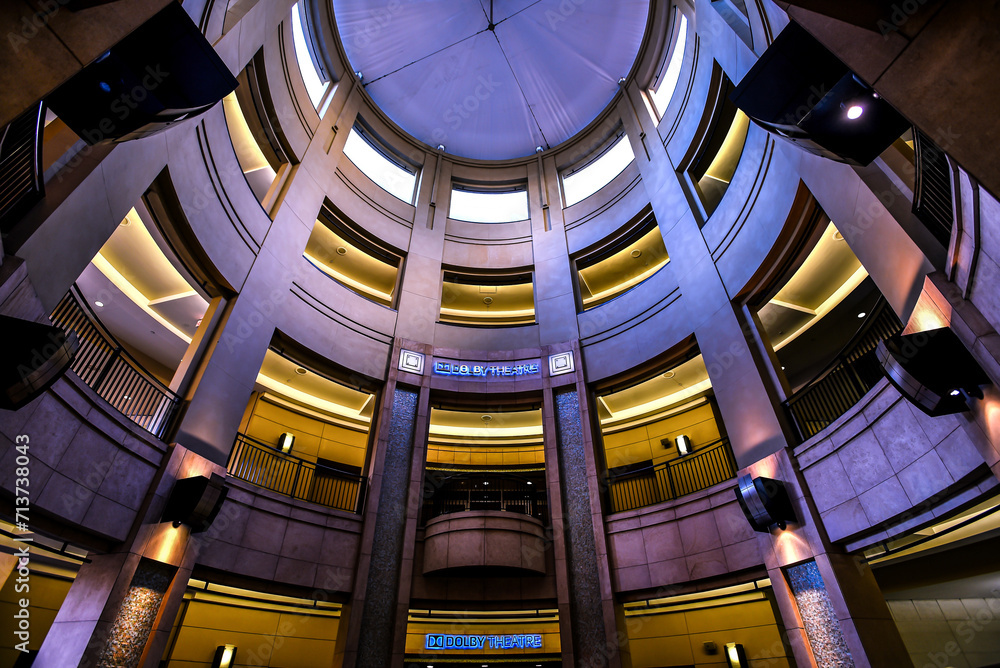 Interior of the Dolby Theatre in Hollywood - Los Angeles, California ...