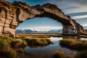 Wall Mural - lake in the mountains