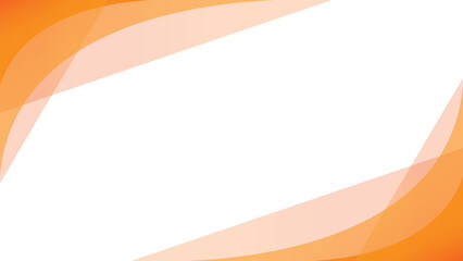 Wall Mural - Abstract orange gradient border background vector with screen shape layers and copy space for design