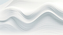 Abstract Of Water Ripple Shape White Background