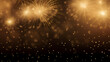 © jiejie - Beautiful creative holiday background with fireworks and sparkles