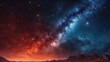 Wallpaper Space Night Sky  with universe background , space dark sky galaxy blue