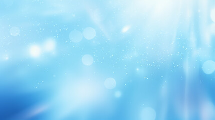 abstract bokeh background light blue bubble 3d rendering