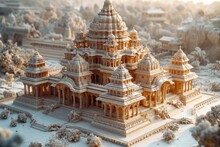 Ram Mandir Ayodhya, 3d Model