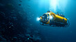 © czphoto - Underwater Technology: ROV Investigating Deep Sea Environment