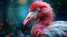 Close Up Of A Flamingo