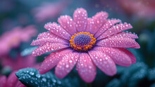 Beautiful Vibrant Macro Shots Of Wet Blooming Flowers With Drops Of Morning Dew Professional Floral Macro Photography Close Up Macros Wallpapers 16:9 For Widescreen