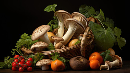 Mushroom vegetable photo