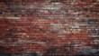 Old brick wall background, bordo color grunge texture or pattern for design. Generative ai