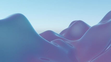 Fototapete - Vibrational waves of abstract forms representing the resonance achieved when aligning personal values and goals.