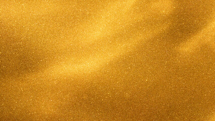 Wall Mural - golden glitter texture with light leak and shadows