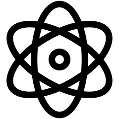 Poster - Atom Vector Icon