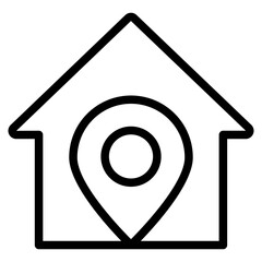 Sticker - House Location Icon 