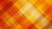Orange Background Pattern With Abstract Diagonal Stripes Layered In Geometric Design For Thanksgiving Or Autumn Or Fall Backgrounds, Striped Plaid Material Illustration