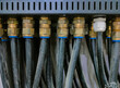 © Mohd Azrin - Closeup of several types of cables that have been put into the main switch box in a laboratory