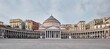 Basilica of San Francesco di Paola, located on Piazza del Plebiscito, Naples, Italy