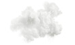 Cumulus air clouds shapes cut out specials effect 3d rendering png file