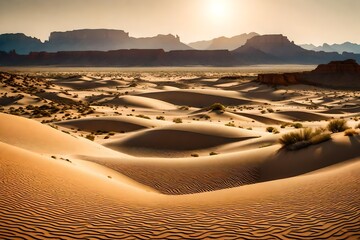 Sticker - sunset in the desert