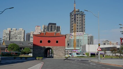 Poster - Timelapse of the Beimen in Taipei city