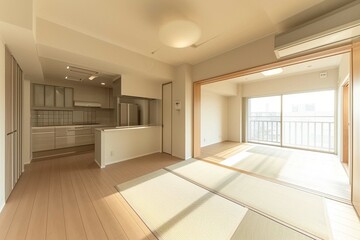  Rental information in Japan. A clean room with an easy-to-use floor plan. A stylish Western-style room. A photo-like image with a white background