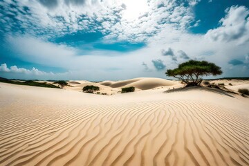 Sticker - sand dunes in the desert