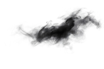 Wall Mural - Transparent smoke isolated on white background