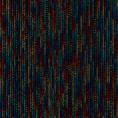Aufkleber - Ethnic tribal style with colorful small dots on a black background. Decorative mosaic. Vector Seamless illustration.