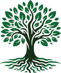 a green tree logo for your company