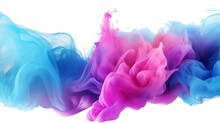 A High-resolution Image Showcasing The Fluid Movement Of Colorful Smoke, Creating An Immersive And Artistic Scene On A White Canvas,