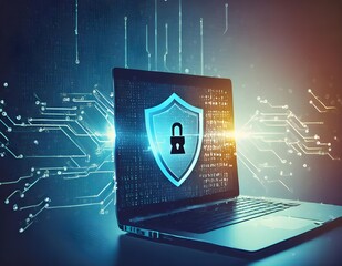 security concept with code